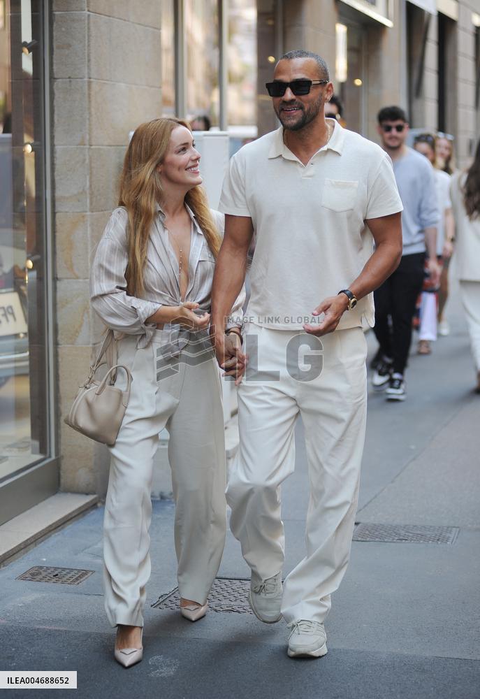 Jesse Williams Was Spotted with His New Girlfriend - Milan