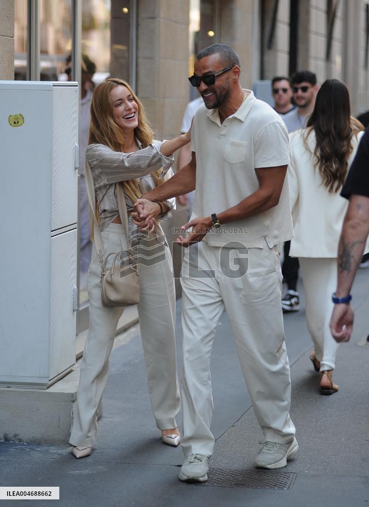 Jesse Williams Was Spotted with His New Girlfriend - Milan