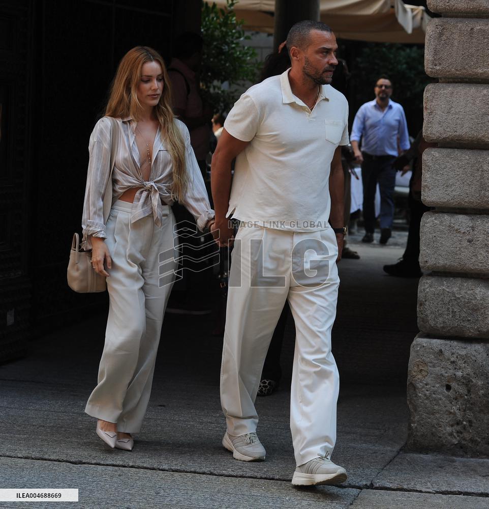 Jesse Williams Was Spotted with His New Girlfriend - Milan