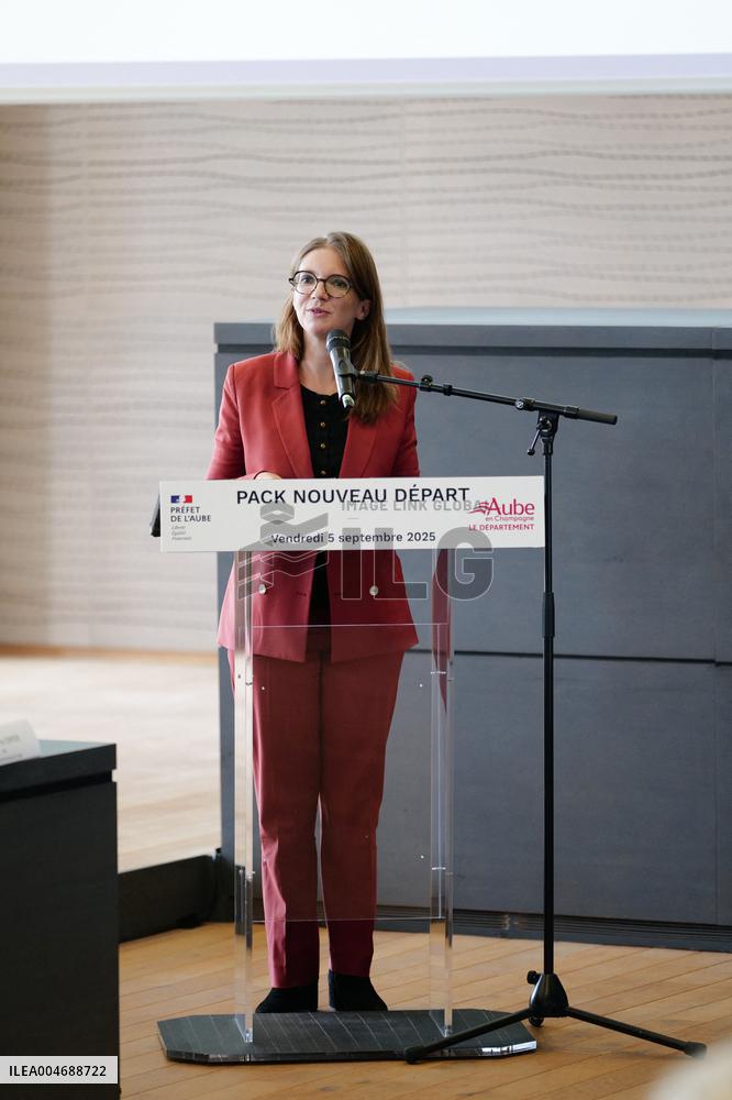 Presentation of the New Start Pack - Troyes