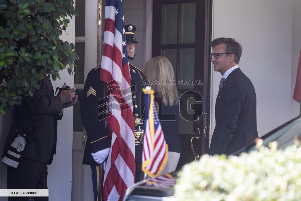 White House Chief of Protocol greets German Ambassador to the U.S. - Washington