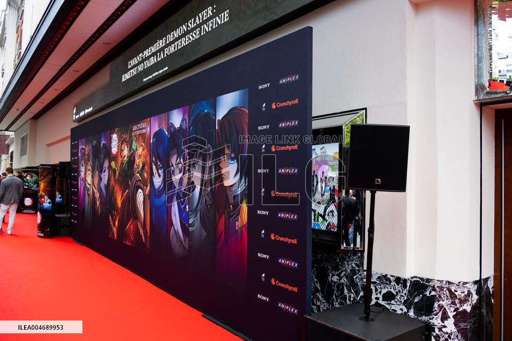 Demon Slayer - La Forteresse Infinie Paris Film Premiere
