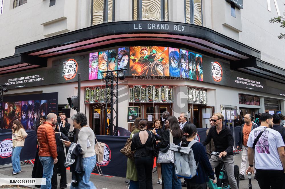 Demon Slayer - La Forteresse Infinie Paris Film Premiere
