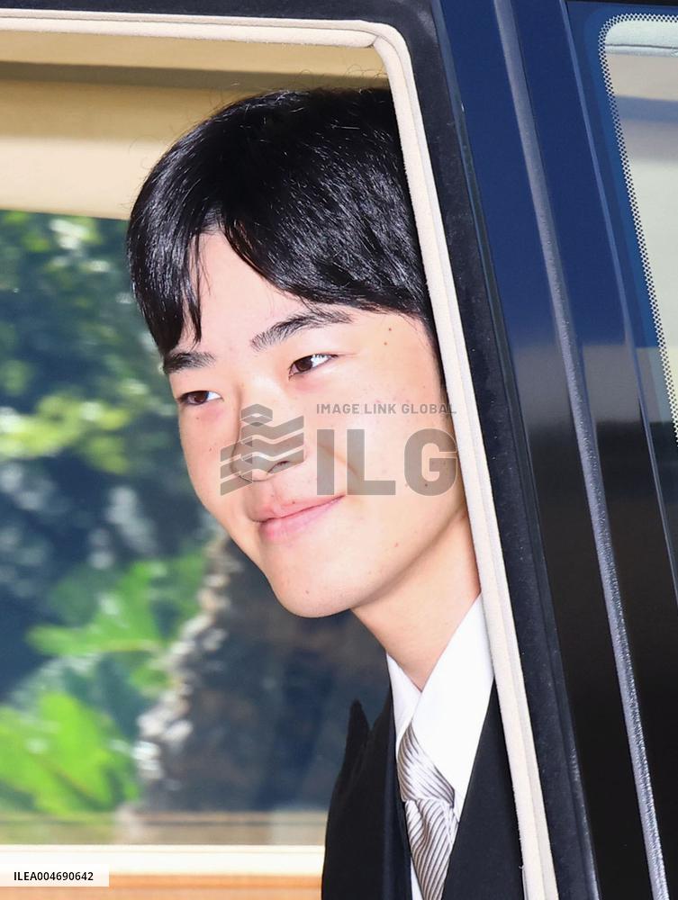 Coming-of-age rites for Japan Prince Hisahito