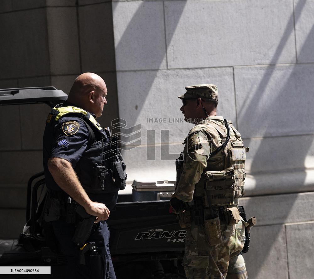 Police Activity at Union Station in Washington, DC