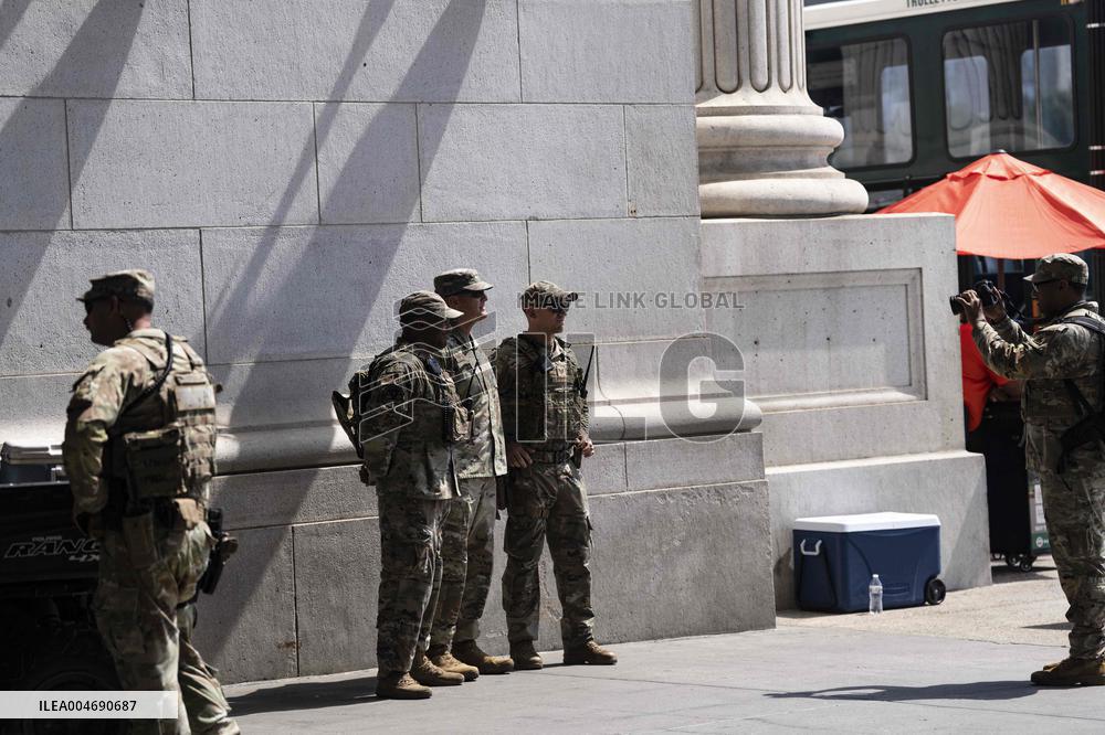Police Activity at Union Station in Washington, DC