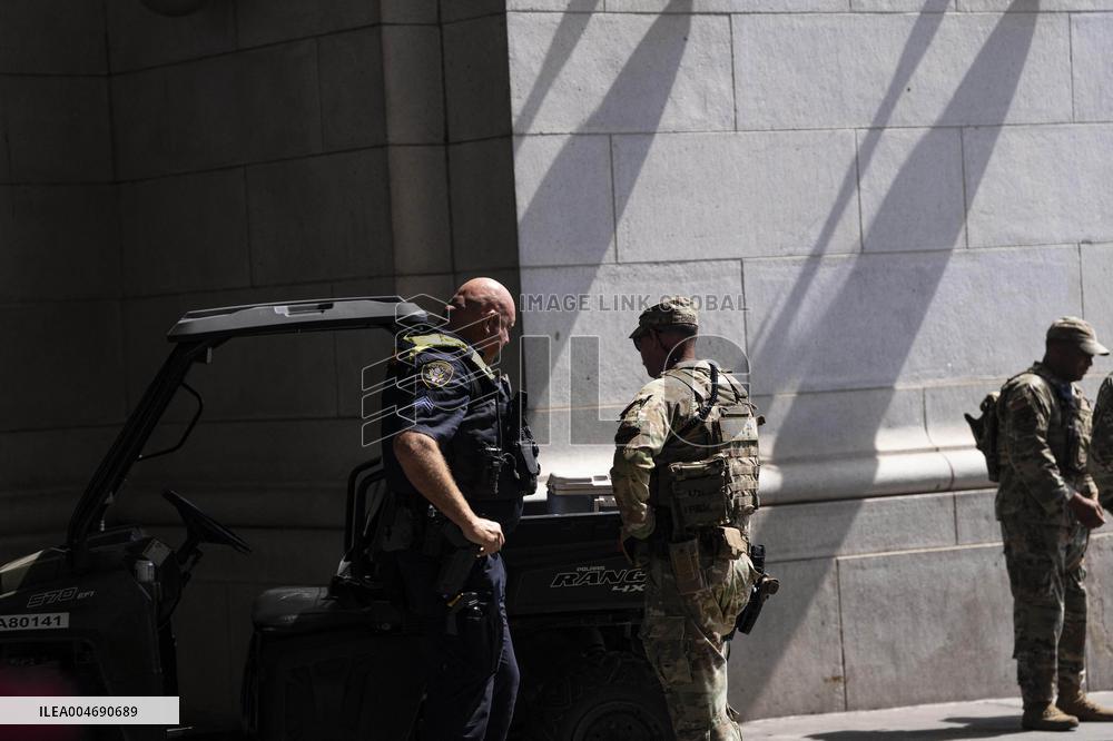 Police Activity at Union Station in Washington, DC