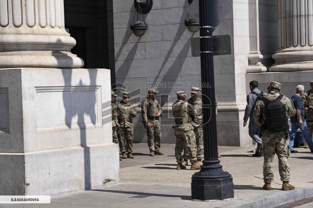 Police Activity at Union Station in Washington, DC