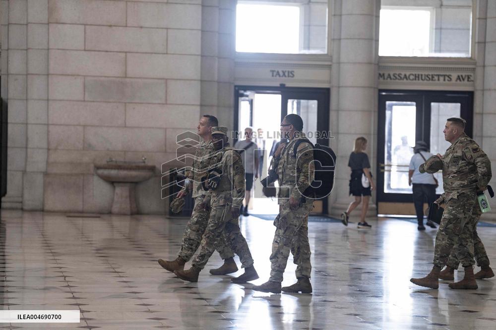 Police Activity at Union Station in Washington, DC