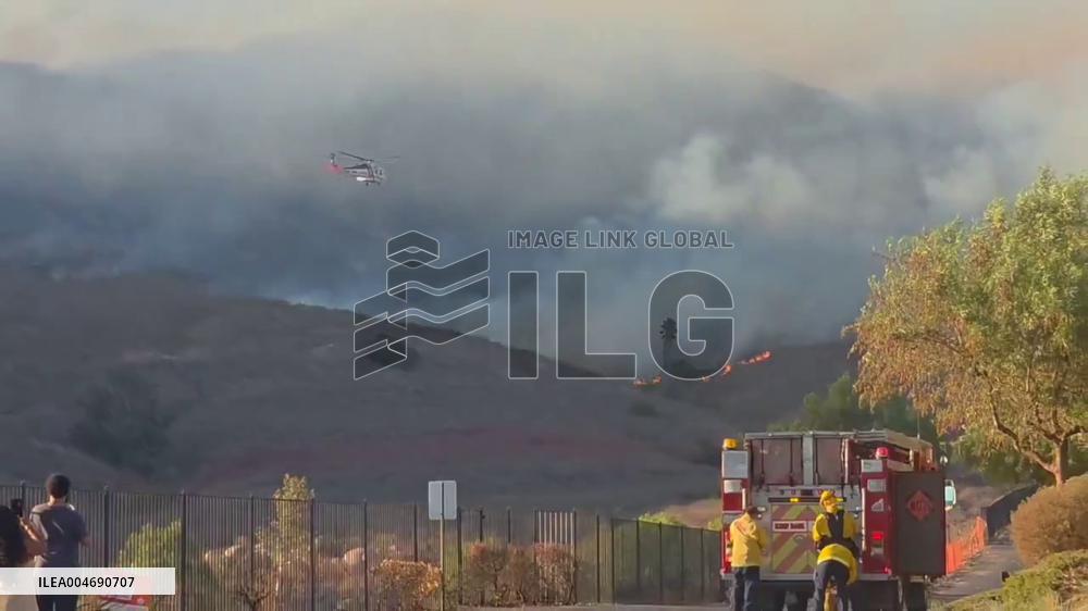 US: Evacuations Ordered as Pyrite Fire Erupts in Jurupa Valley, Riverside County