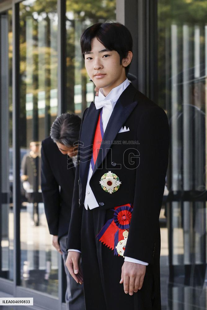 Coming-of-age rites for Japan Prince Hisahito