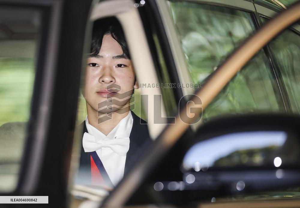 Coming-of-age rites for Japan Prince Hisahito