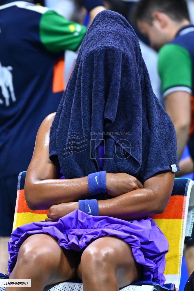 US Open - Amanda Anisimova And Naomi Osaka Semi Final