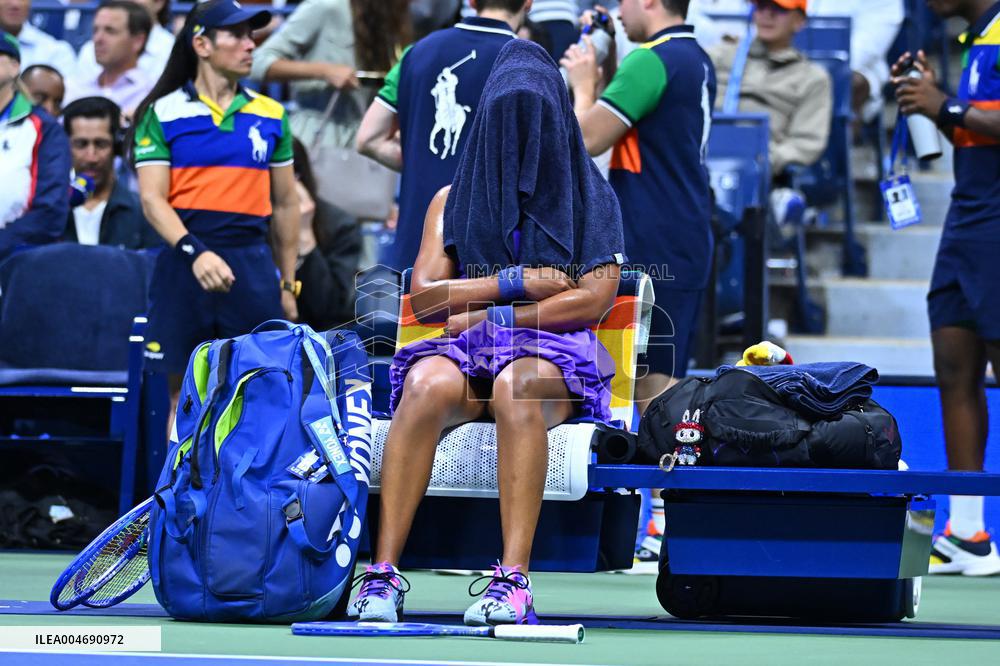 US Open - Amanda Anisimova And Naomi Osaka Semi Final