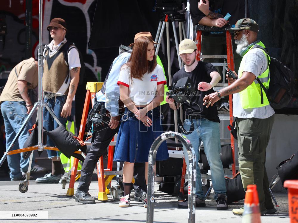 Lola Jung Filming A Commercial - NYC