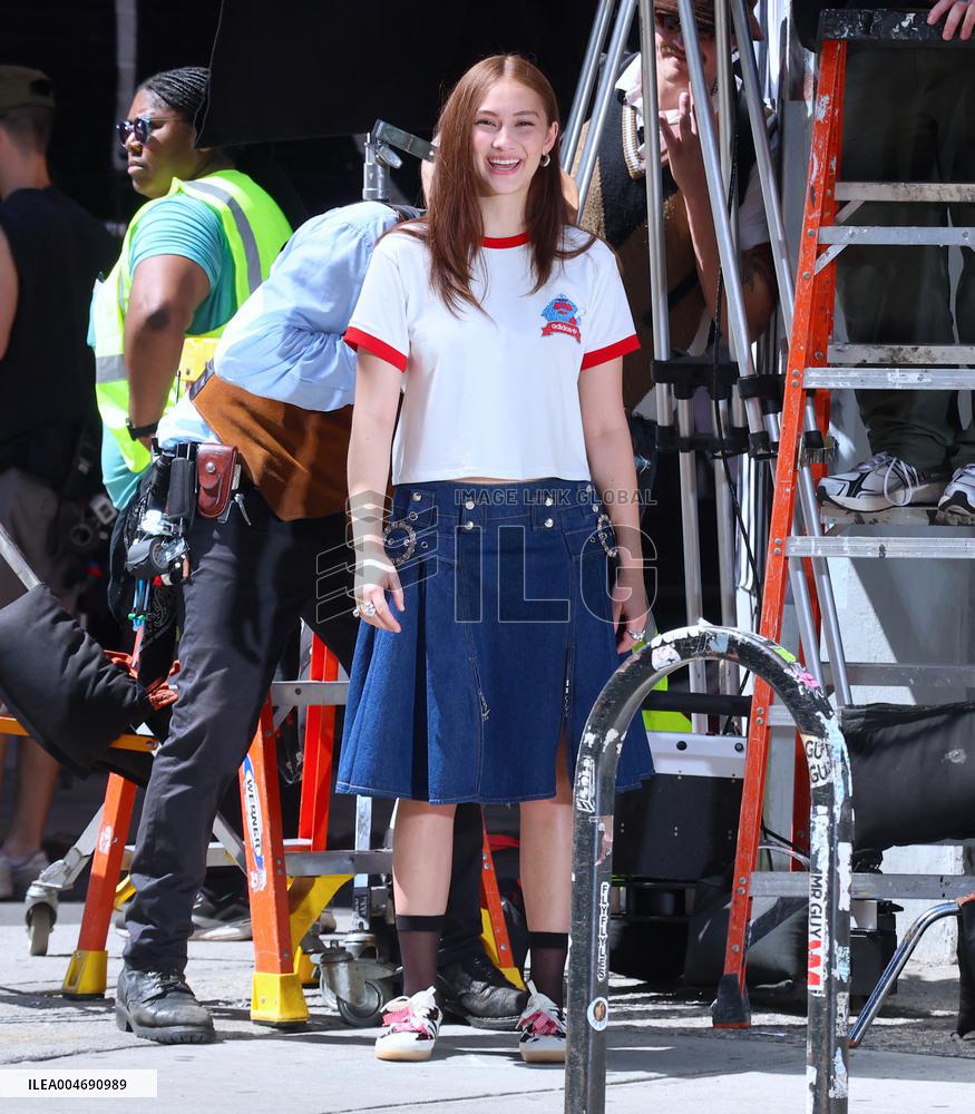 Lola Jung Filming A Commercial - NYC