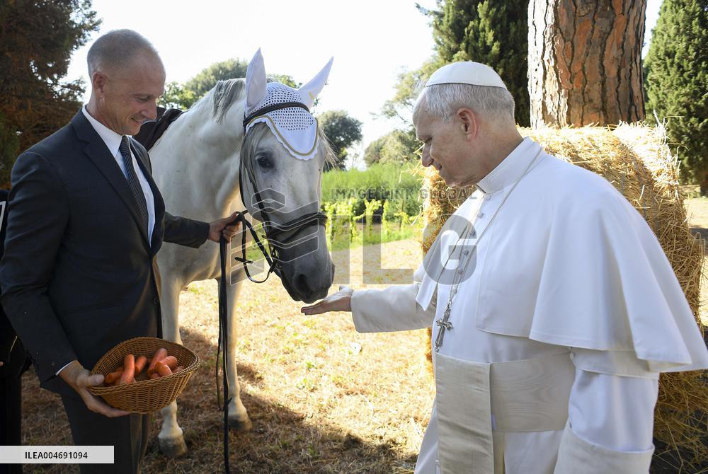 Pope Leo XIV Inaugurates The ‘Laudato sì Village’ - Castel Gandolfo