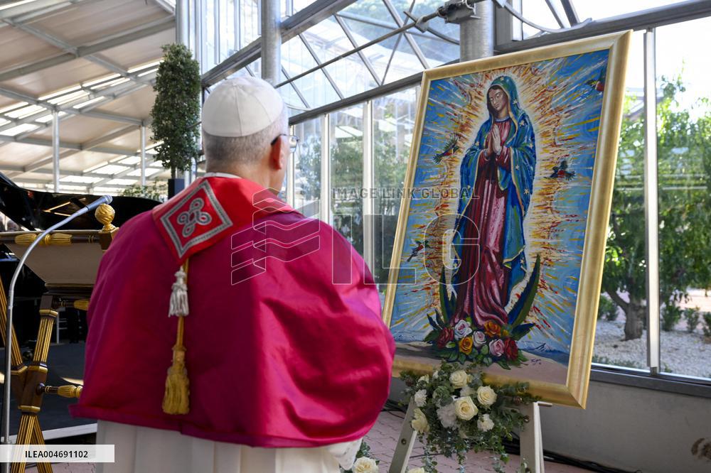 Pope Leo XIV Inaugurates The ‘Laudato sì Village’ - Castel Gandolfo