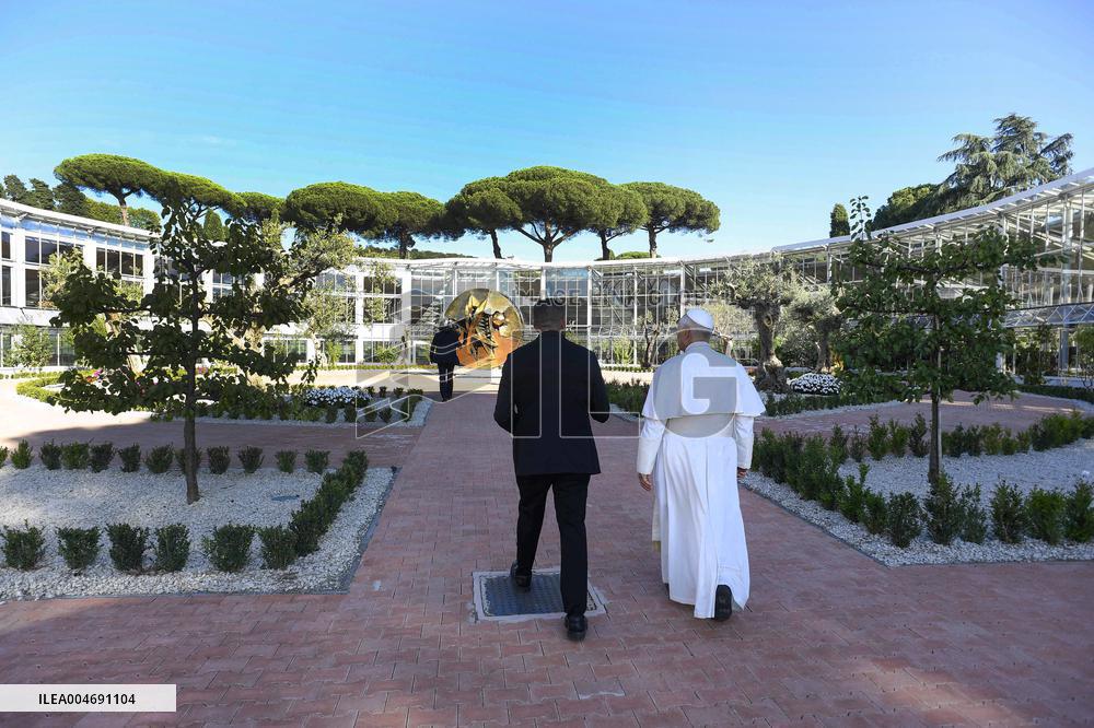 Pope Leo XIV Inaugurates The ‘Laudato sì Village’ - Castel Gandolfo