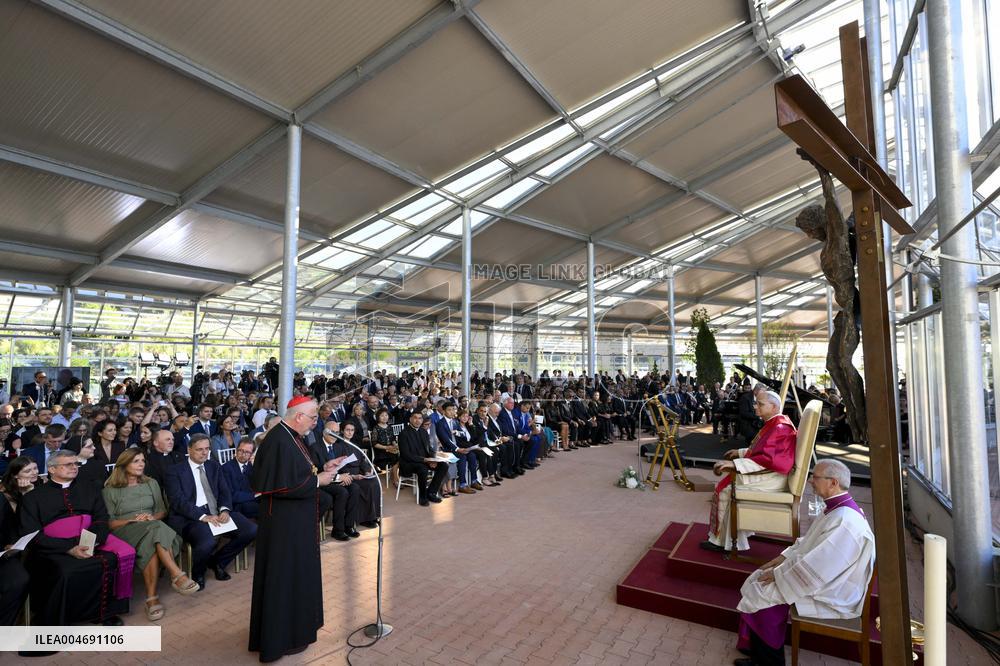 Pope Leo XIV Inaugurates The ‘Laudato sì Village’ - Castel Gandolfo