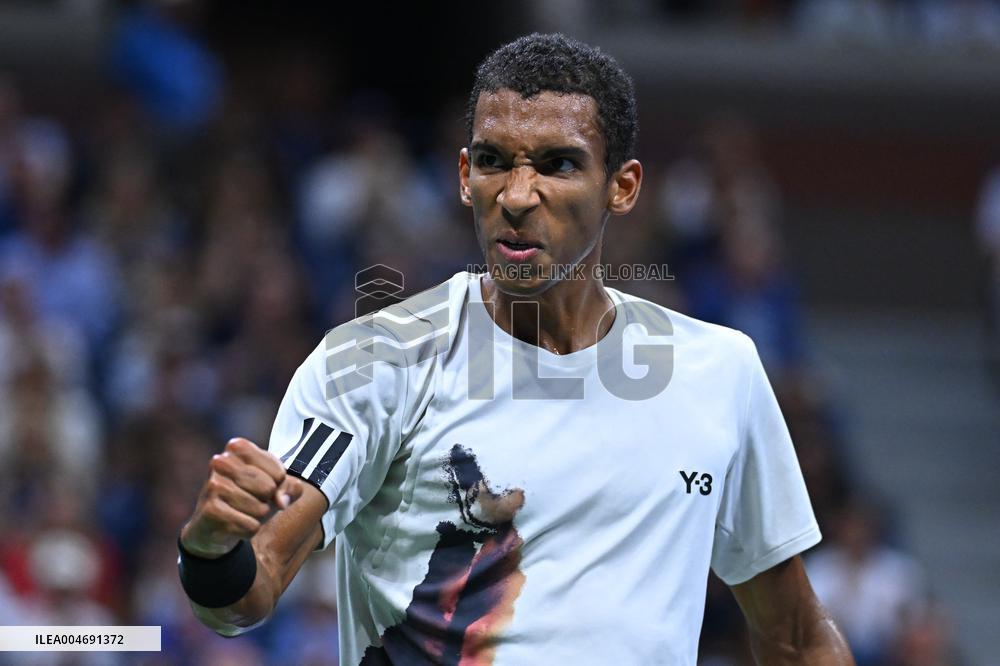 US Open - Jannik Sinner And Felix Auger-Aliassime Semi Final
