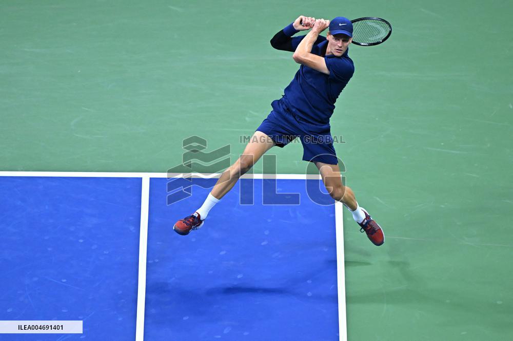US Open - Jannik Sinner And Felix Auger-Aliassime Semi Final
