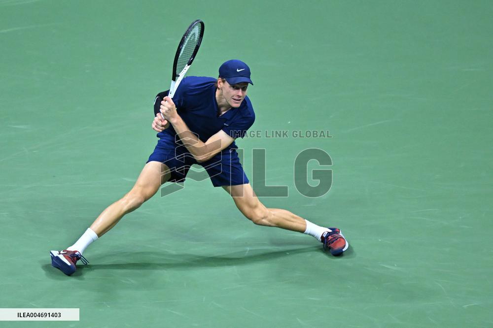 US Open - Jannik Sinner And Felix Auger-Aliassime Semi Final