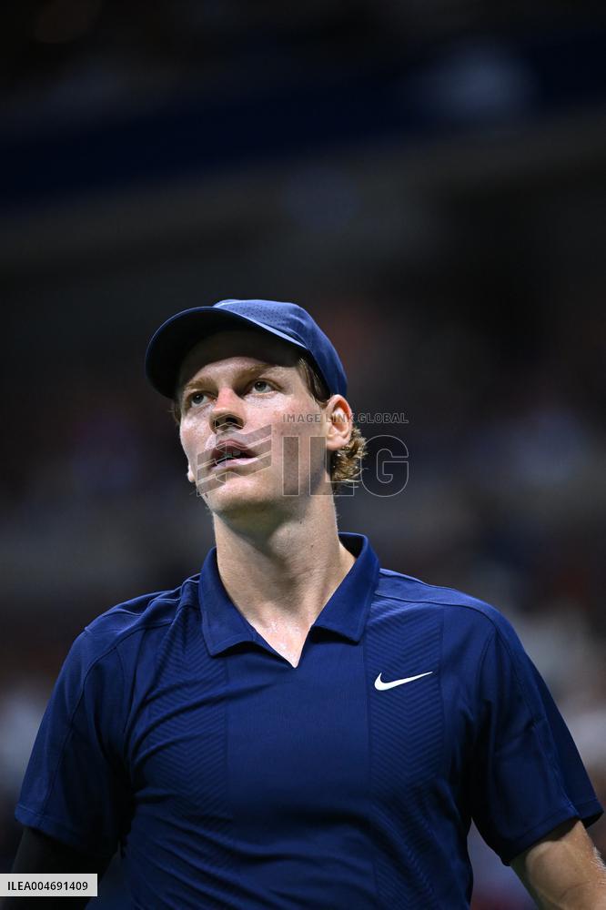 US Open - Jannik Sinner And Felix Auger-Aliassime Semi Final