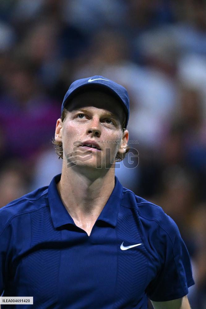 US Open - Jannik Sinner And Felix Auger-Aliassime Semi Final