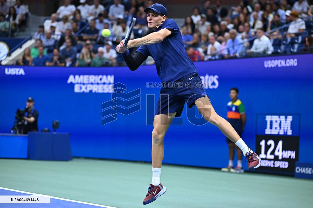 US Open - Jannik Sinner And Felix Auger-Aliassime Semi Final