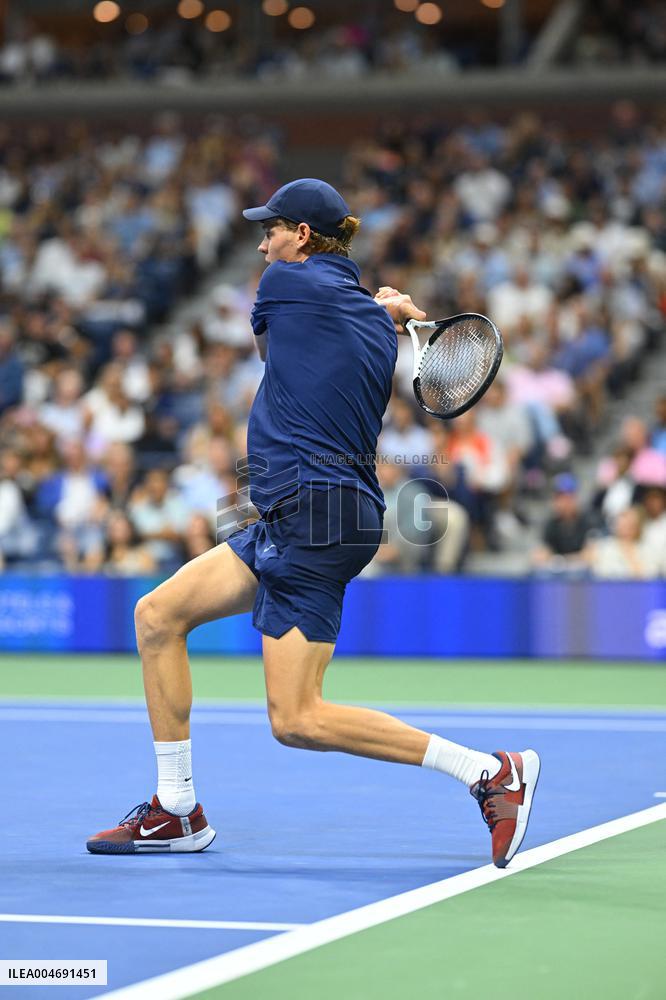 US Open - Jannik Sinner And Felix Auger-Aliassime Semi Final