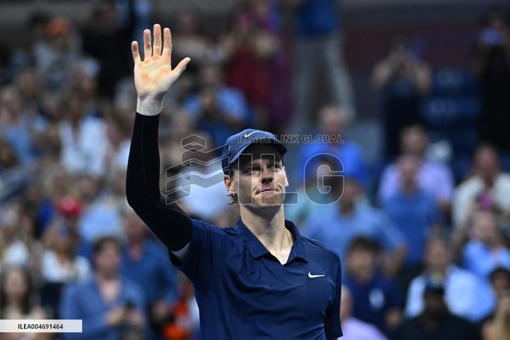 US Open - Jannik Sinner And Felix Auger-Aliassime Semi Final
