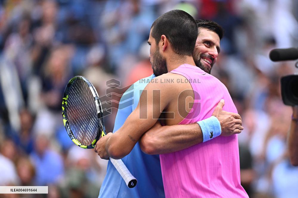 US Open - Novak Djokovic Andh Carlos Alcaraz Semi Final