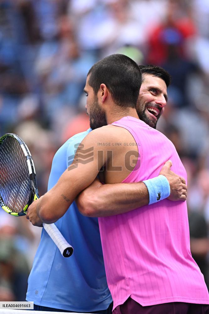 US Open - Novak Djokovic Andh Carlos Alcaraz Semi Final