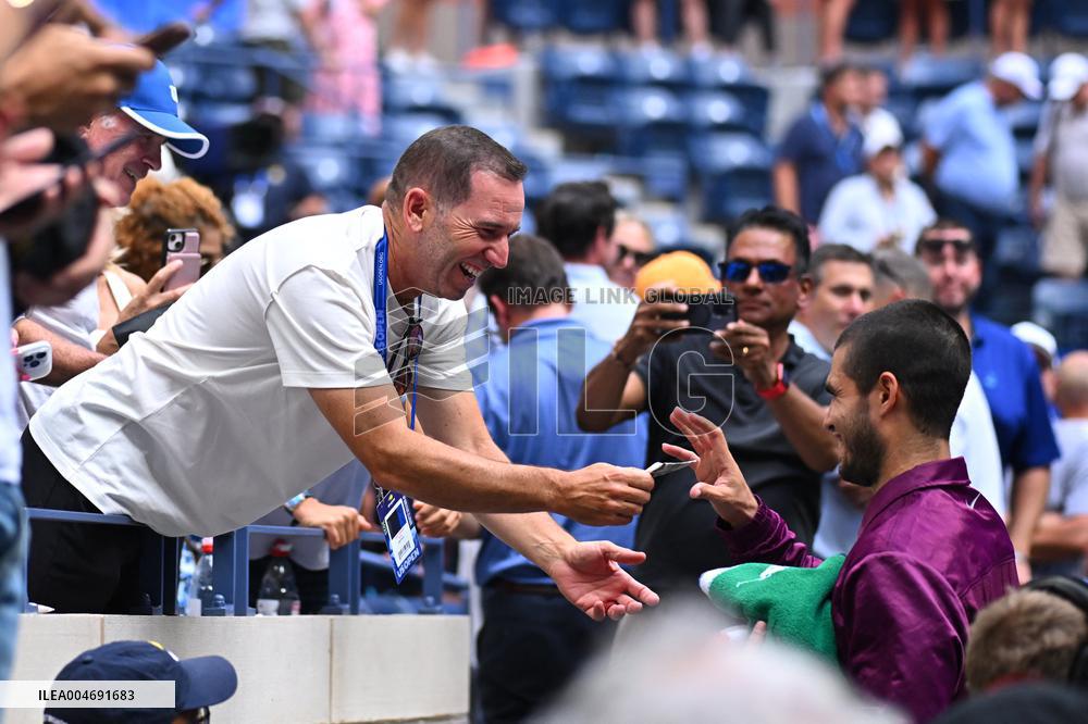 US Open - Novak Djokovic Andh Carlos Alcaraz Semi Final