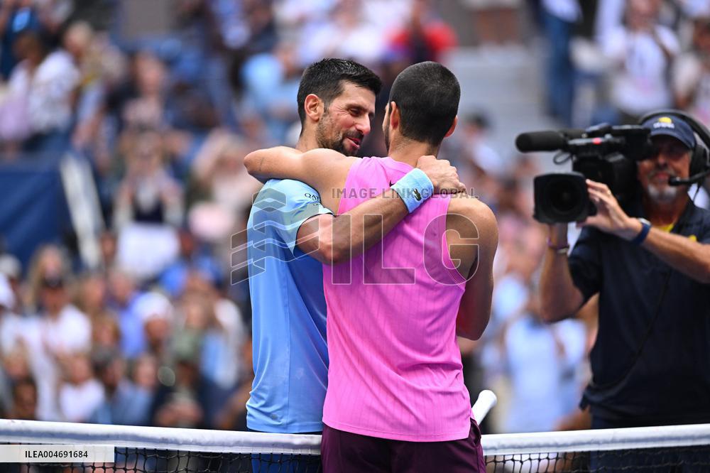 US Open - Novak Djokovic Andh Carlos Alcaraz Semi Final