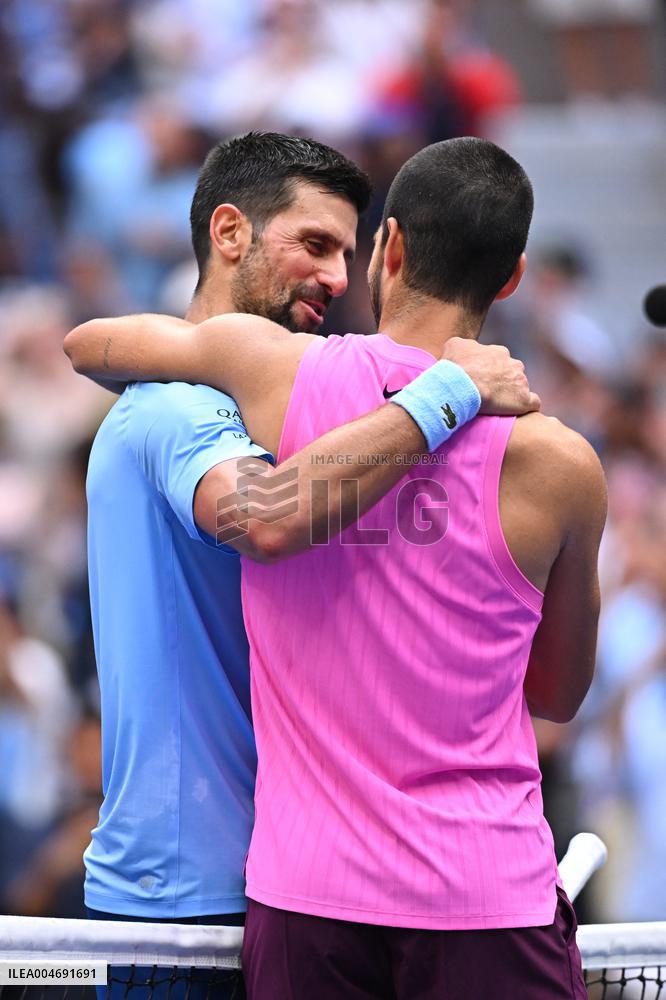 US Open - Novak Djokovic Andh Carlos Alcaraz Semi Final