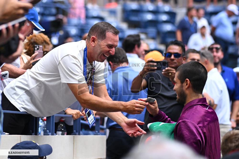 US Open - Novak Djokovic Andh Carlos Alcaraz Semi Final