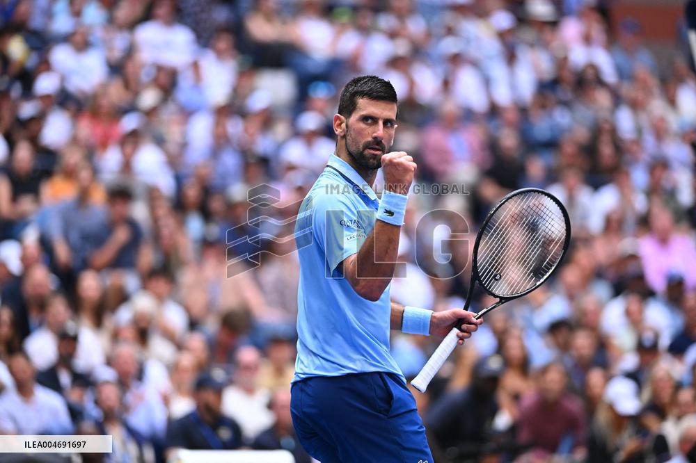 US Open - Novak Djokovic Andh Carlos Alcaraz Semi Final