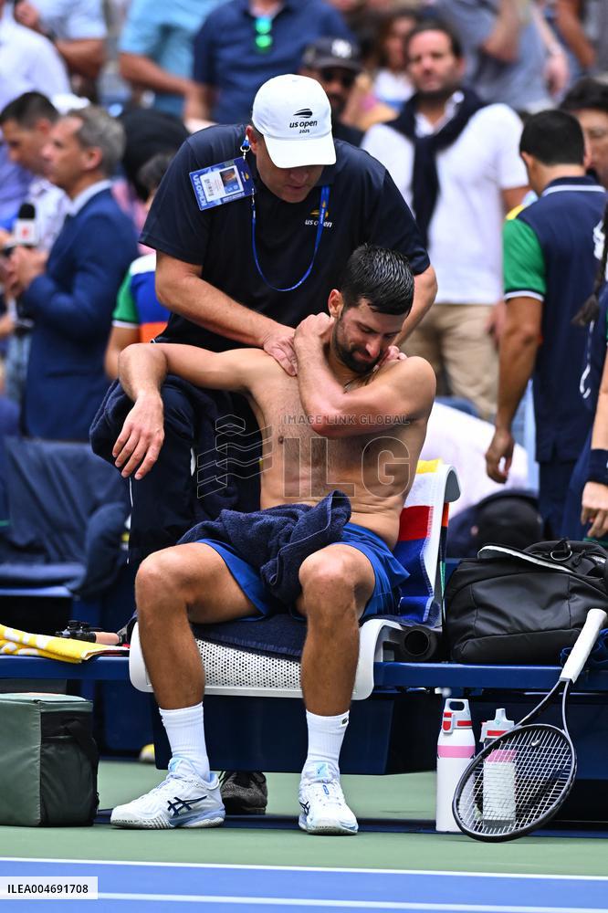 US Open - Novak Djokovic Andh Carlos Alcaraz Semi Final