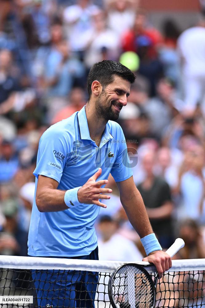 US Open - Novak Djokovic Andh Carlos Alcaraz Semi Final
