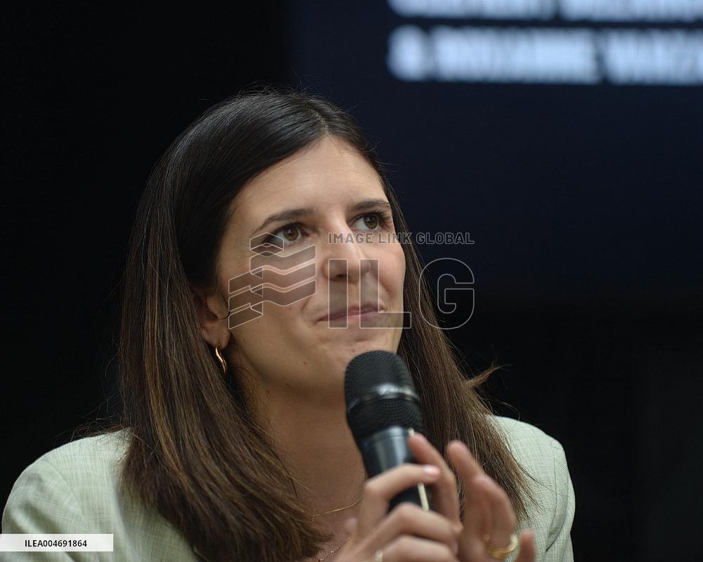 Minister Delegate for AI and Digital Affairs Clara Chappaz At Station F - Paris