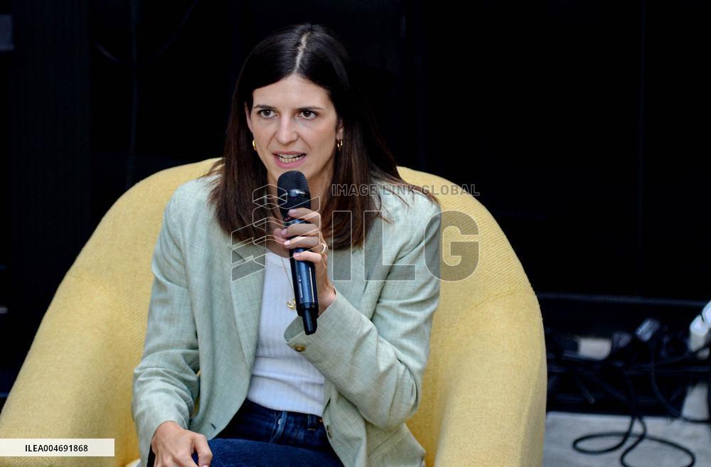 Minister Delegate for AI and Digital Affairs Clara Chappaz At Station F - Paris