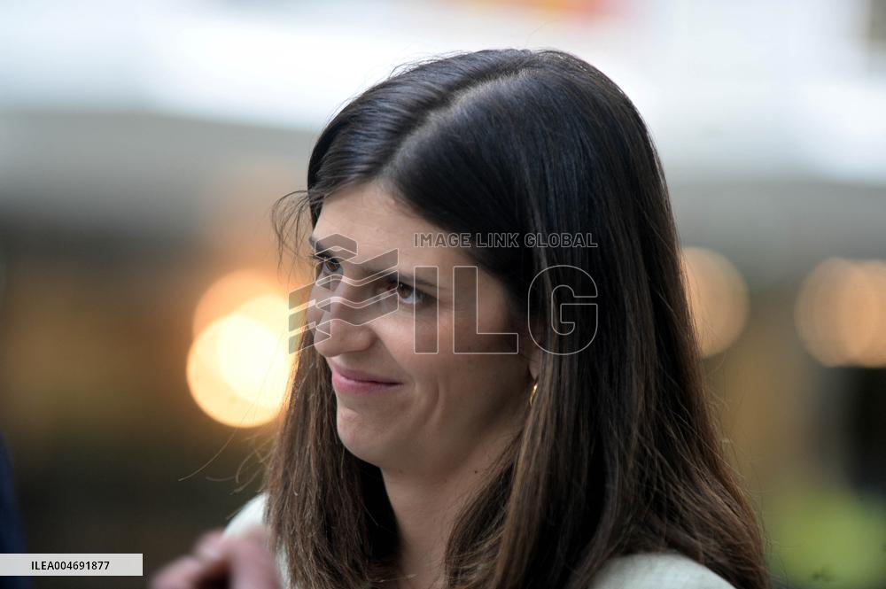 Minister Delegate for AI and Digital Affairs Clara Chappaz At Station F - Paris