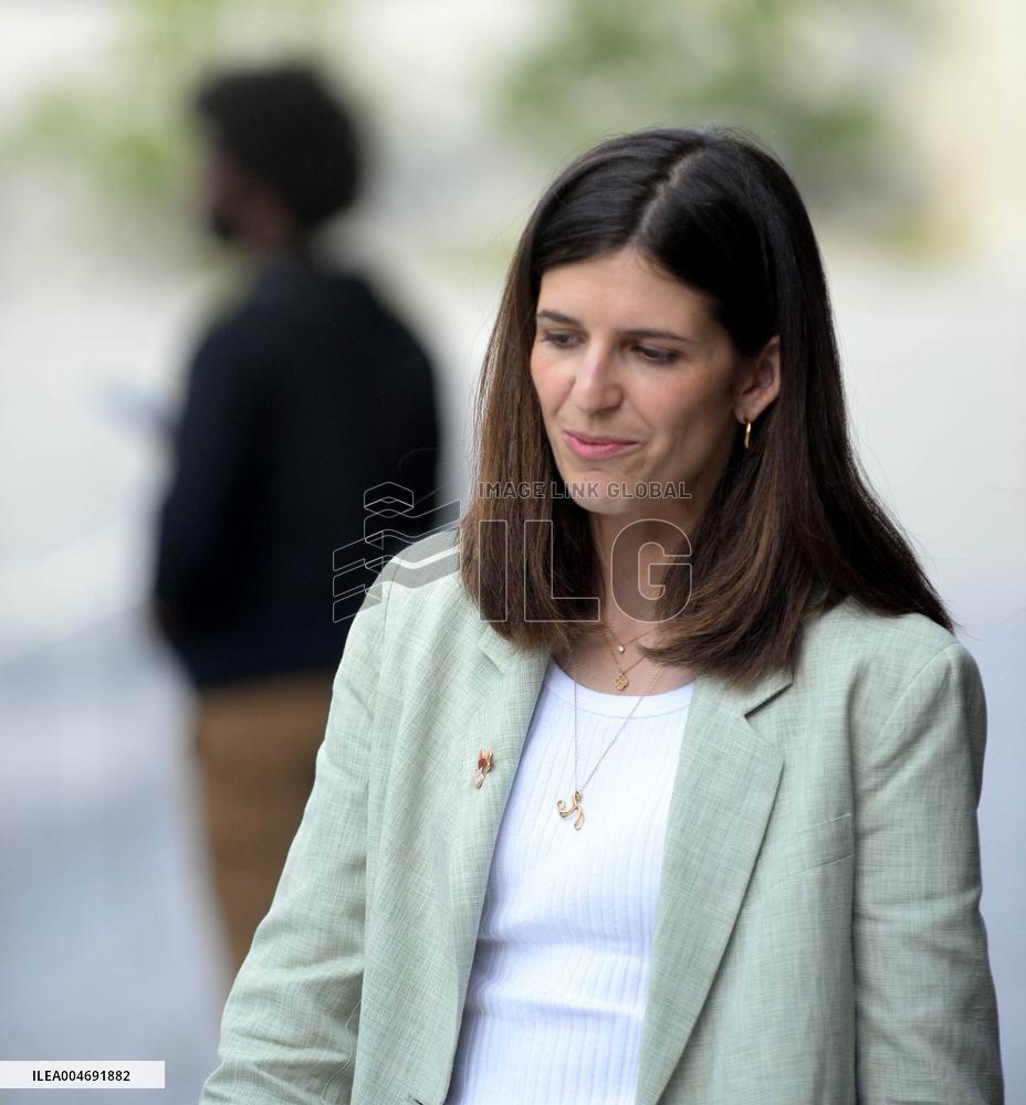 Minister Delegate for AI and Digital Affairs Clara Chappaz At Station F - Paris