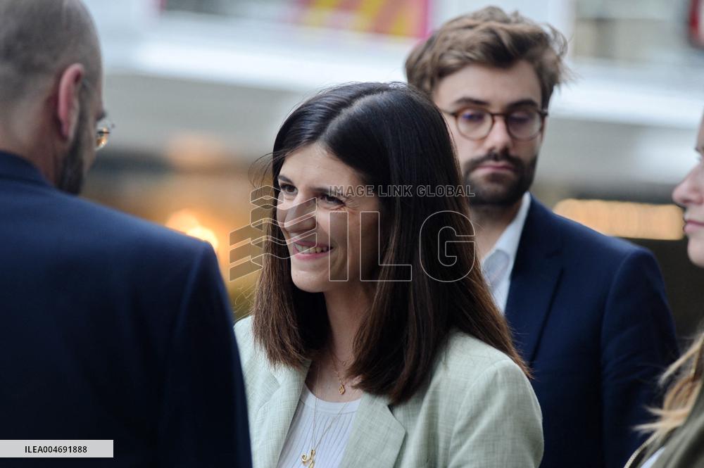 Minister Delegate for AI and Digital Affairs Clara Chappaz At Station F - Paris