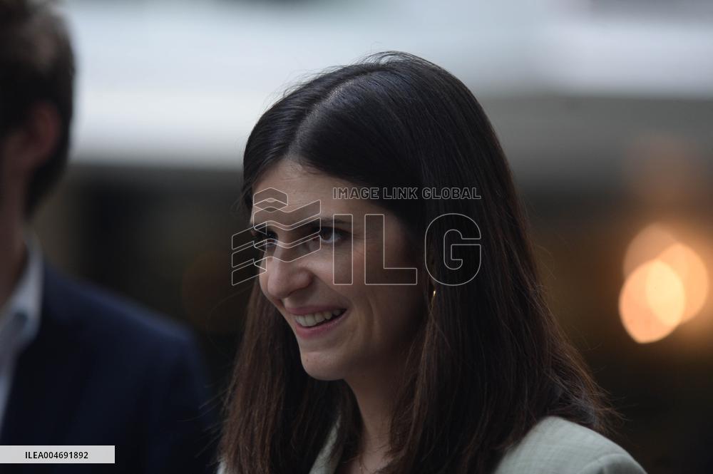 Minister Delegate for AI and Digital Affairs Clara Chappaz At Station F - Paris