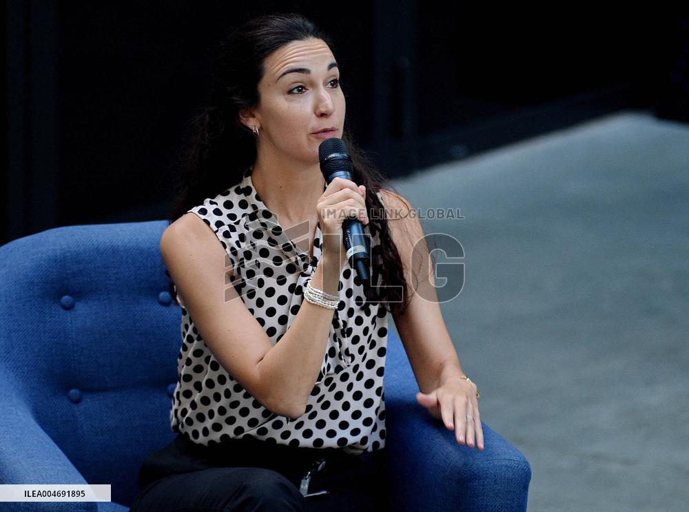 Minister Delegate for AI and Digital Affairs Clara Chappaz At Station F - Paris