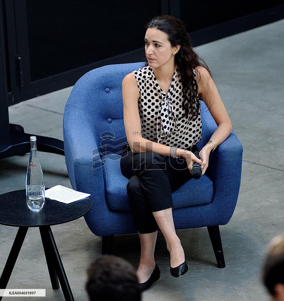 Minister Delegate for AI and Digital Affairs Clara Chappaz At Station F - Paris