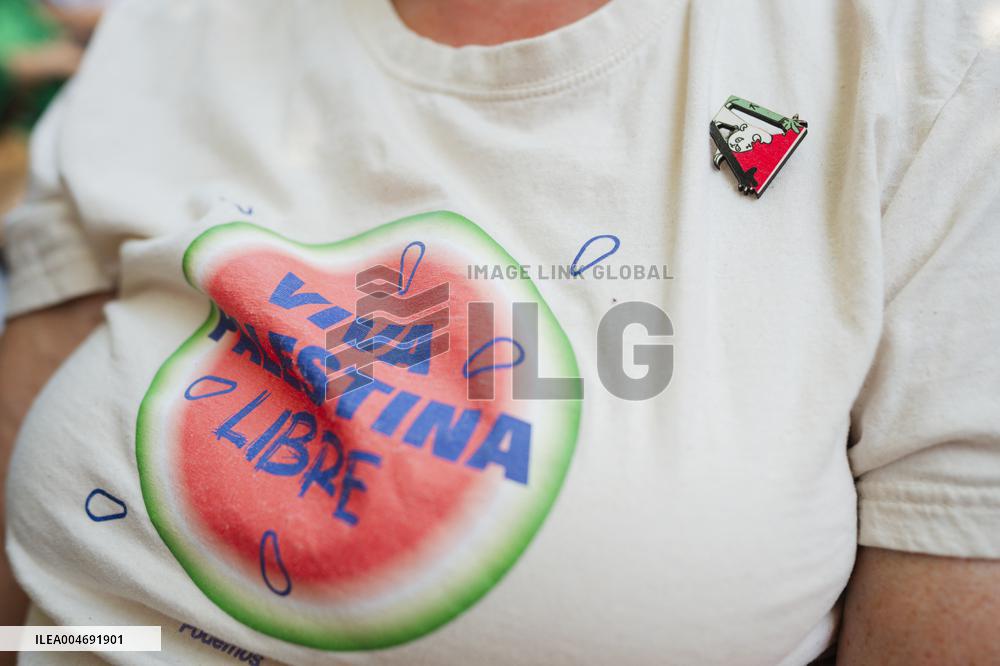 Protests Against Israel for Labeling Flotilla Activists as Terrorists - Madrid